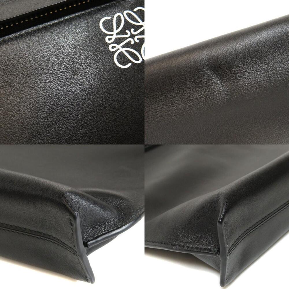 Loewe Anagram Motif Leather Clutch Bag - Picture 9 of 10